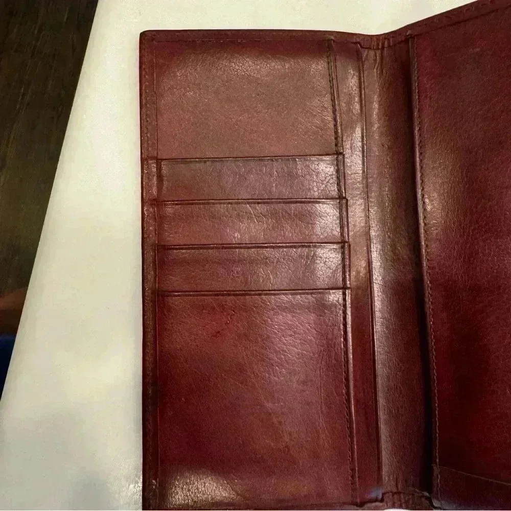 RARE Coach Vintage Brownish Tan Leather Wallet Snap Close 1980’s